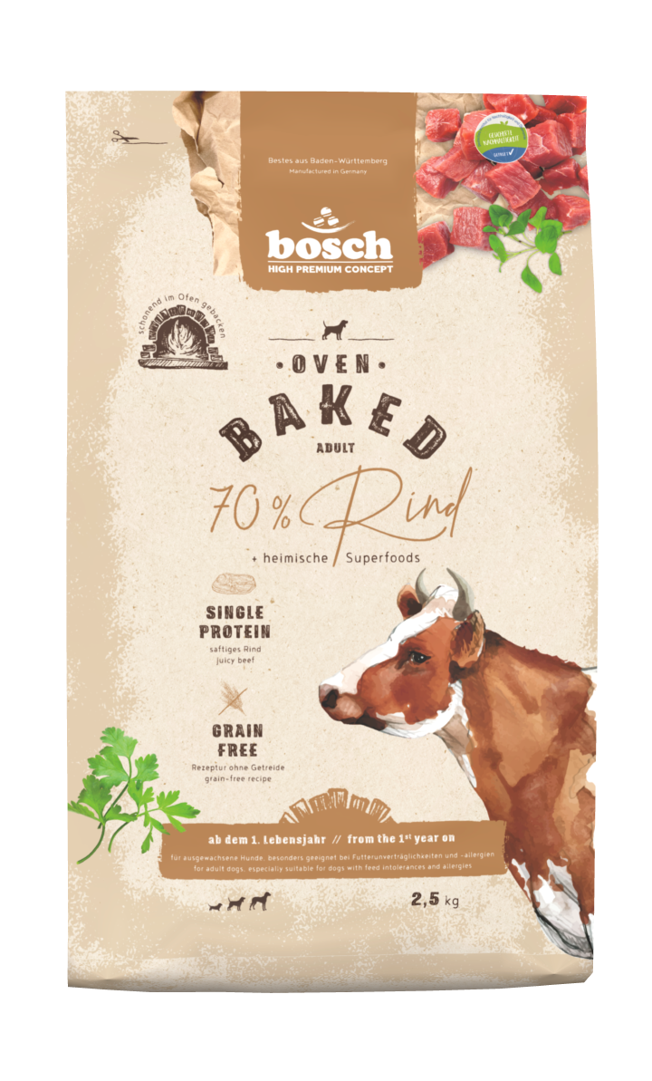 bosch Hunde-Trockenfutter HPC Oven Baked Rind